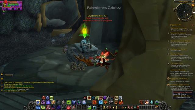 WoW Outland - Demonic crystal prisons
