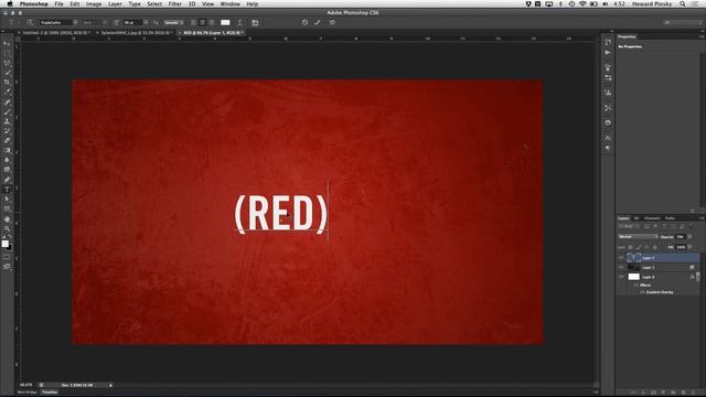 How to Create a (RED) Wallpaper in Photoshop