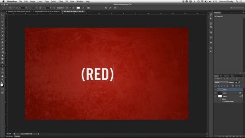 How to Create a (RED) Wallpaper in Photoshop