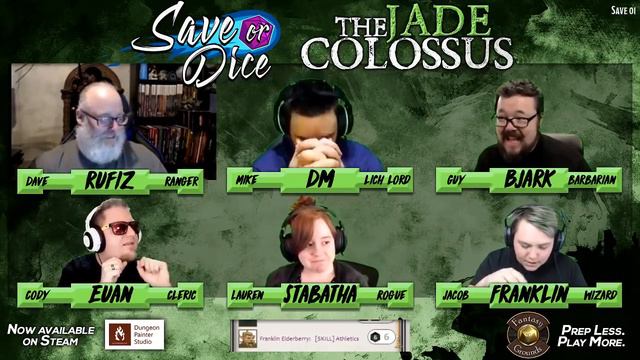 Save or Dice: The Jade Colossus - Episode 1 - Dungeons and Dragons 5th Edition Live Play