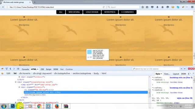 PSD TO HTML Convert Using Bootstrap PART 6 venobox plugins