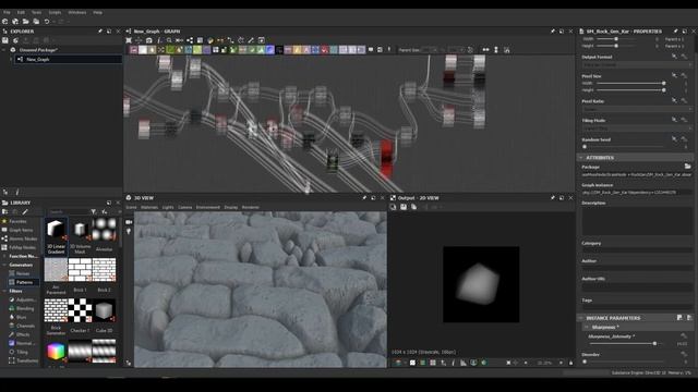 Substance Designer - Medieval Stone Wall