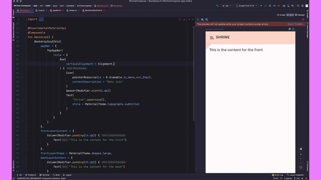 Building Shrine in Compose: Part 2 - Material Live