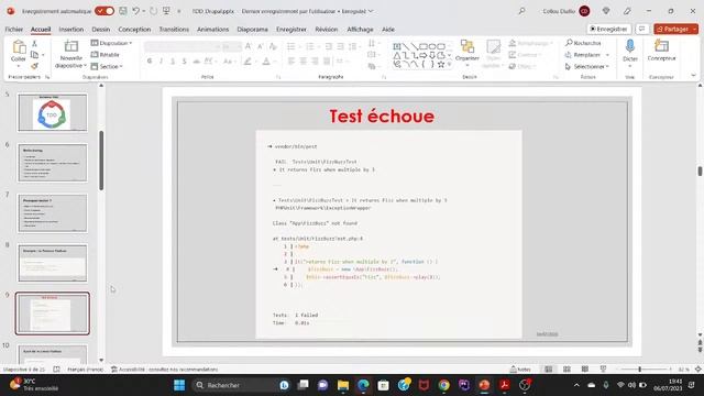 Gulp/Sass - TDD avec Drupal - REX de migration D6 à D9 - Warm Up Tour | Meetup Drupal France
