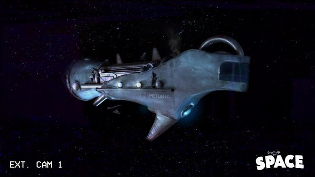 First Look at the New Ship - ORCA Class Freighter "PETUNIA" - Digitally Enhanced Handmade Model