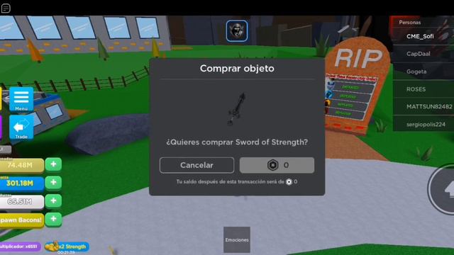 UGC #3 de mega noob simulator :D #796 GG #roblox