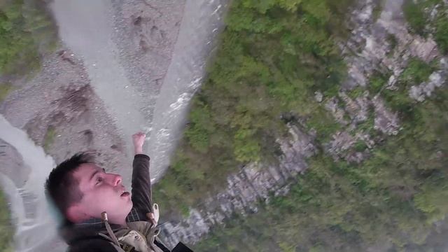 Сочи, Скайпарк.  Прыжки с Bungy 207 + 69