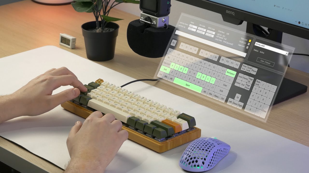 Тайпинг KBDfans 60% Bamboo + ZealPC Tealio + Domikey SA