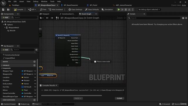 Unreal Engine 5 Blueprint, создание игры в стиле GTA 5#5 - Игрок-стрелок 2