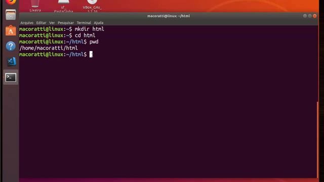 MiniCurso Docker - Mapeando pastas do contêiner para o host