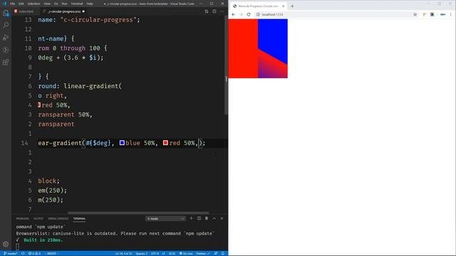 Barra de Progresso Circular com CSS Puro Técnica Muito Diferente!