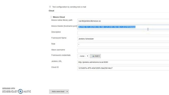 Running Jenkins Slaves on Mesos