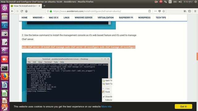 Chef Server Install & Configure on Ubuntu 16 04 LTS