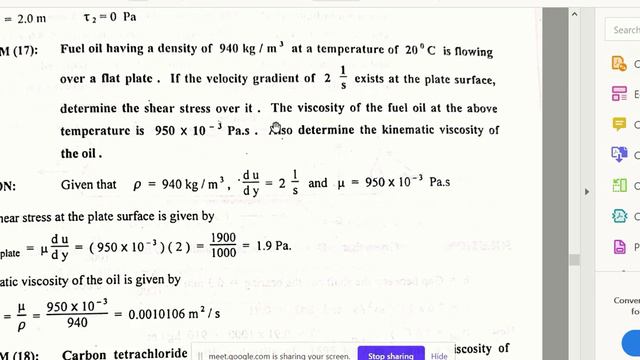 Lecture 6 Fluid Mechanics-I by Dr. Madeeha