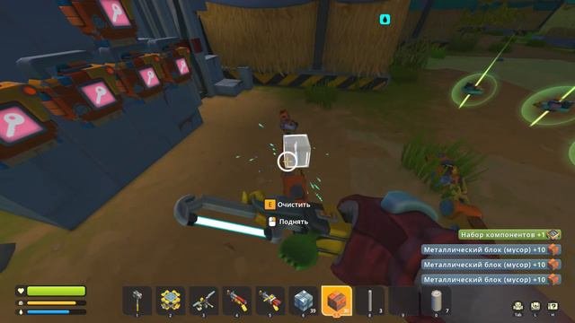 Выживание-Отбиваю Атаку на Крепость! Строю машинку для ресурсов! #6 #scrapmechanic# Scrap Mechanic!