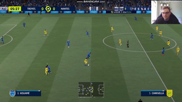 Troyes - FC Nantes FIFA 22 My reactions and comments