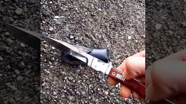 Выкидной нож Вор 89306723442 купить складной нож финку НКВД кухонный шашлычный набор пластунский нож