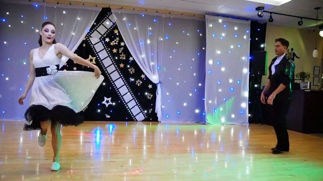 Pavel & Cristina Jitariuc Jive Show Dance 'Greased Lightin' at 2024 FADS Lancaster 'Movie Night'