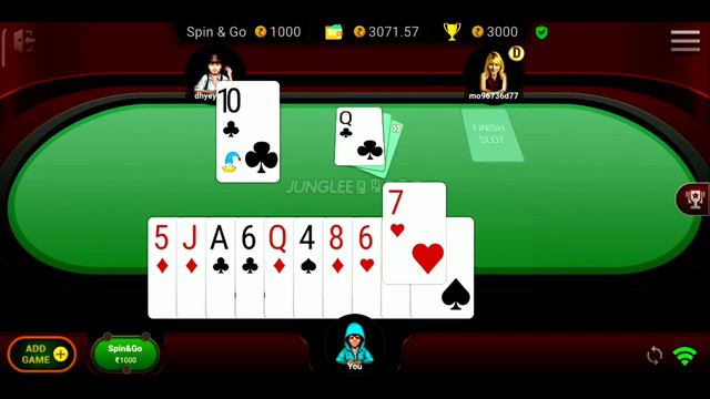 ₹1000 Spin And Go | Junglee Rummy | Rummy Cash Game