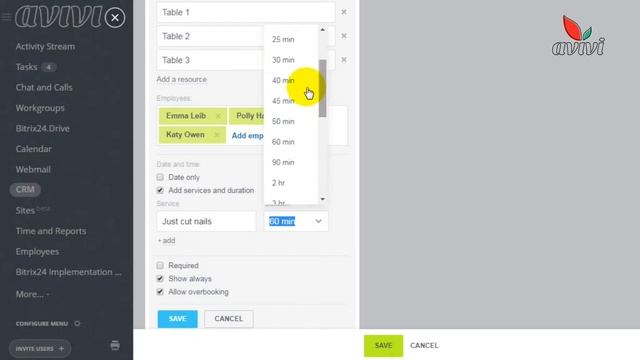 Quick resources booking with the Bitrix24