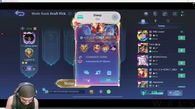 ? OPEN MABAR FREE !! SEMOGA MOONTON BERSAHABAT  - Mobile legends