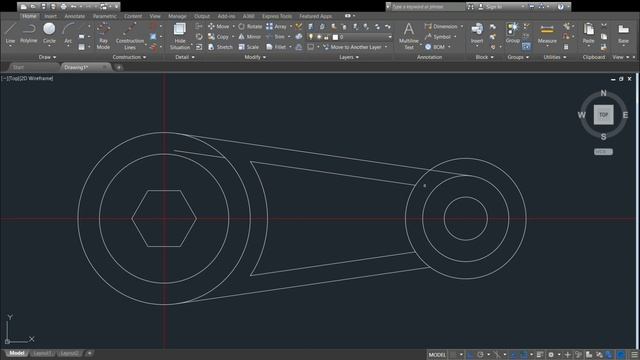 2 AutoCAD Mechanical 2018   Drawing1 dwg 2023 02 22 22 53 02