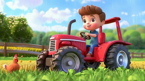 Leo's Tractor Adventure: A Fun Farm Song for Kids