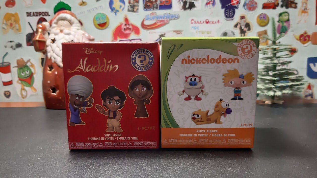 Mystery Minis по мультикам  Никелодеон  Аладдин  Распаковка!