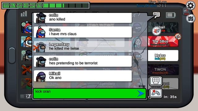 Among Us Live + new roles - Playing With Viewers