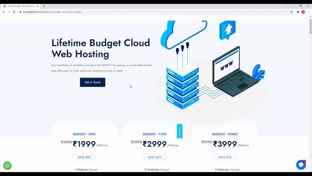 Lifetime Web Hosting and Cloud Hosting for a WordPress in India 2021. No Renewals Ever!