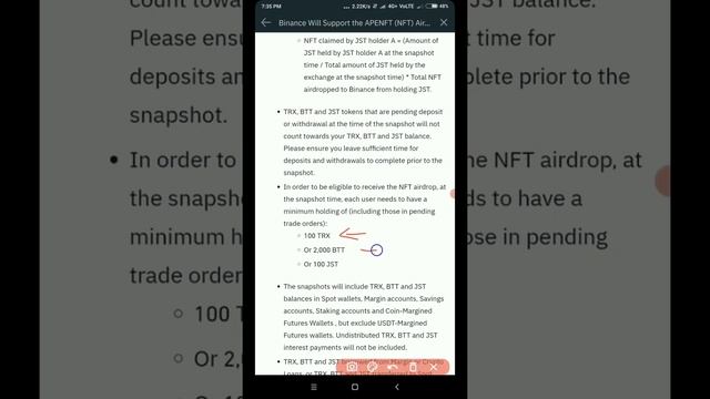 Binance APENFT (NFT) Airdrop | Free Airdrop | hold TRX,BTT and JST get NFT Token up to 2023 தமிழில்