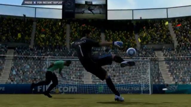 FIFA 12 Goalkeeper Scores 2 Goals