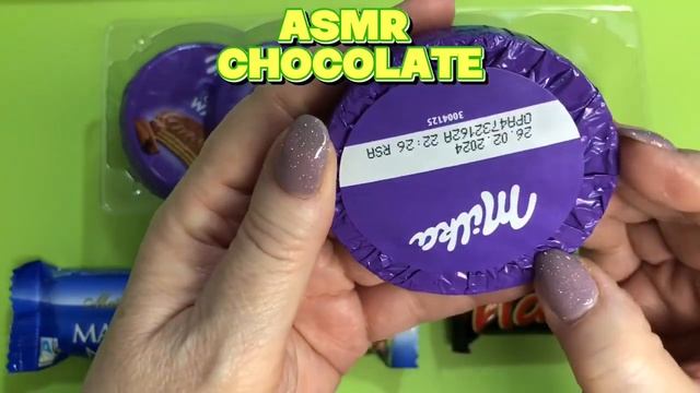 Milka Choco Wafer & Marzipan Nougat & Mars & Unpacking ASMR