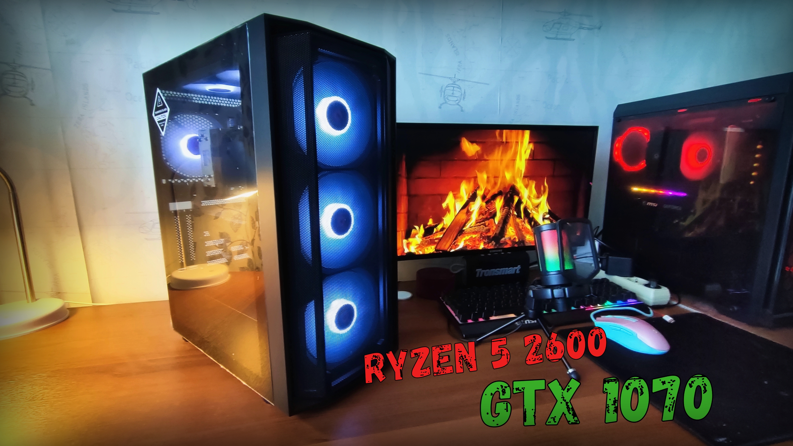 Игровые тесты сборки на Ryzen 5 2600 в связке с видеокартой GTX 1070