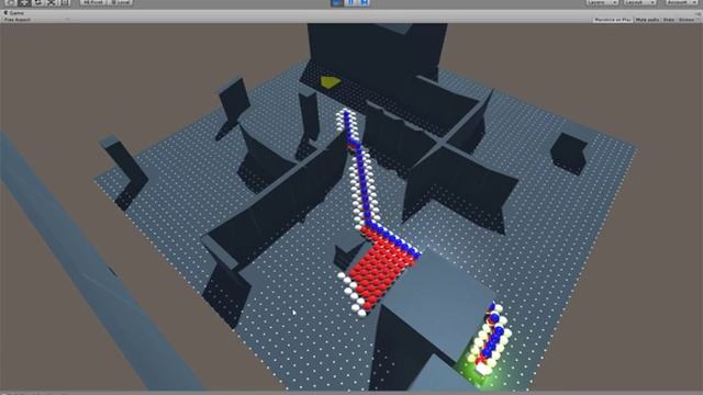 [Unity3d] A* Pathfinding algorithm visualization