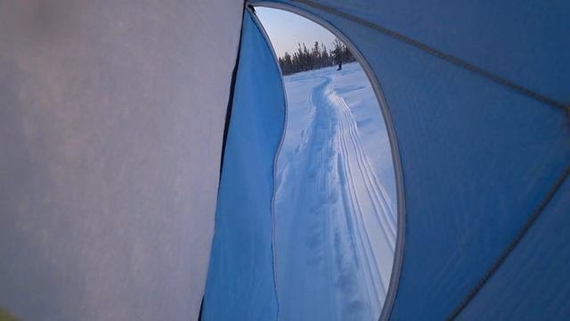 зимняя рыбалка в  - 30 провалились под лед.
