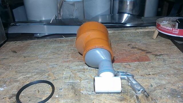 Нержавеющий пневматический разбрасыватель удобрений и семян своими руками из подручных материалов.