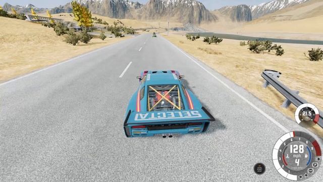 BeamNG.Drive SUPER CAR DUMMY CRASHING