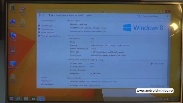 mini pc intel atom 373xF windows8.1+bing