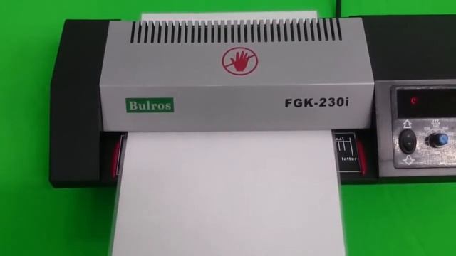 Пакетный ламинатор Bulros FGK 230i, poligrafmall.ru
