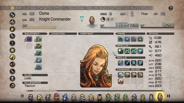Tactics Ogre Reborn  Ozma Recruitment Quest  FOUR BUILDS  Titanium Guides