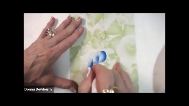 Learn to Paint - FolkArt One Stroke Relax and Paint With Donna - Blue Birds Donna Dewberry 2020