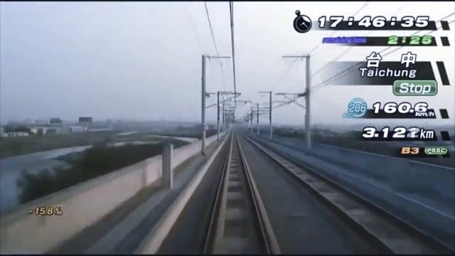 Taiwan High Speed Rail 台北到左营Taipei to Zouying.TIMELAPSERAILFAN ?