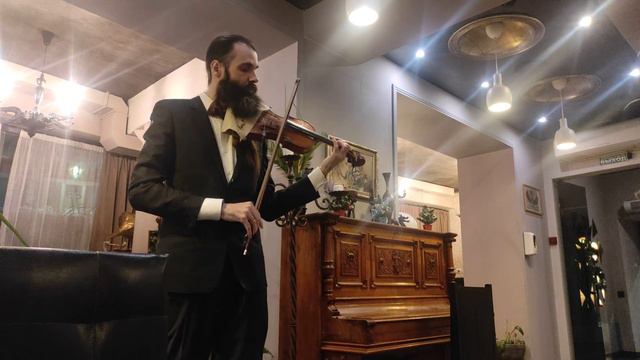 J.S.Bach allegro sonata 2 for solo violin Kosta T Бах соната для скрипки соло Аллегро bwv 1003 🎻