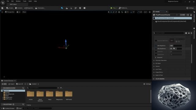 47 Настройка освещения в Unreal Engine