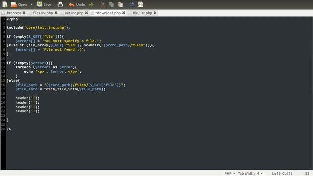 PHP Tutorial: Limit File Download Speed part 02