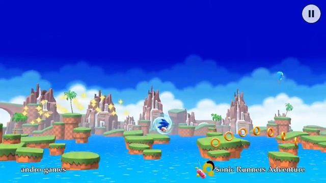 Sonic Runners Adventure (by Gameloft) - runner for Android and iOS - gameplay.
