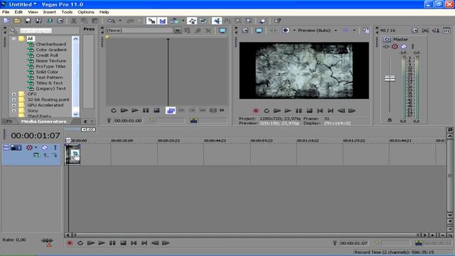 Как убрать черные полосы по бокам в Sony Vegas PRO