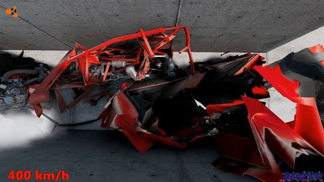 Bugatti Chiron Super Sport vs close range dangerous wall 500 Km H Crash TEST! BeamNG drive