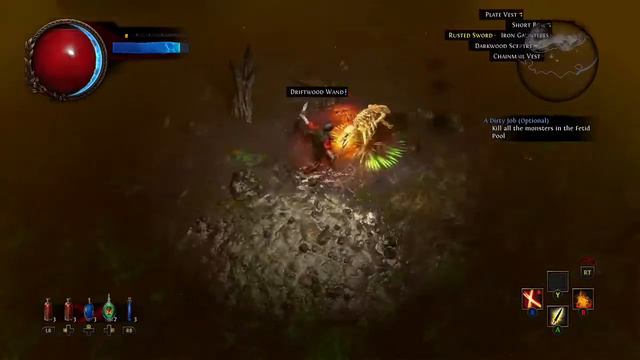 Path of Exile BETA Xbox Duelist Gameplay 2